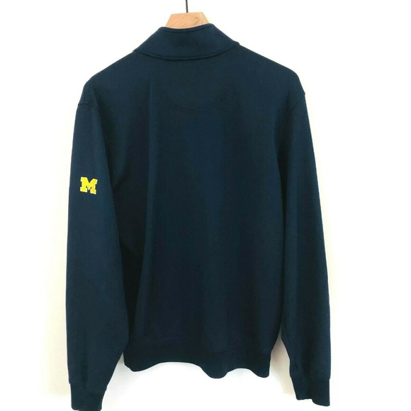 F&G Tech Michigan Wolverines 1/4 Zip Pullover - Picture 4 of 5